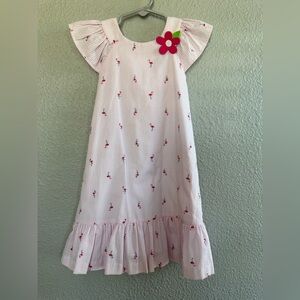 Florence Eiseman Flamingo Dress‎ Size 4